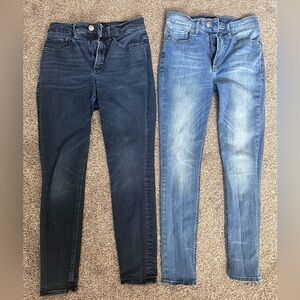 2 pair express high rise legging jeans 4short